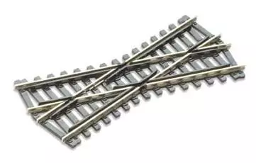 Peco SL193 Insulfrog croce corta 24° 127 mm codice 75 - HO 1/87