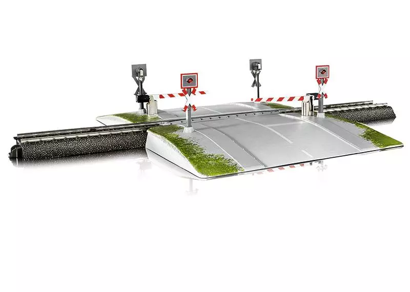 Passaggio a livello funzionale con croce di Saint André