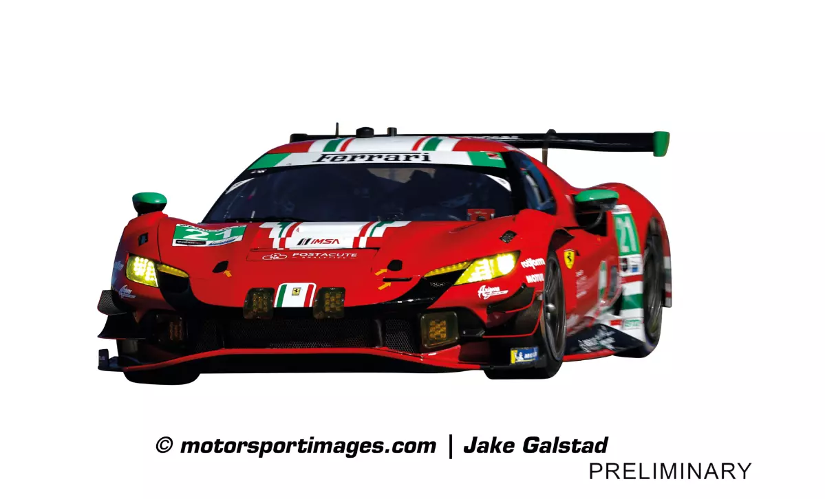 Voiture analogique Ferrari 296 GT3 - Carrera CA27762 - 1/32