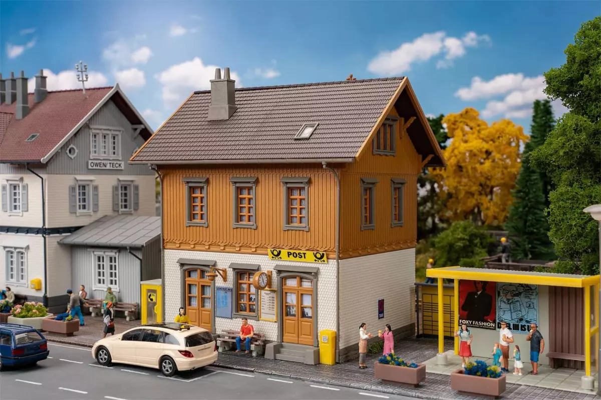 Ufficio postale del villaggio - Faller 130887 - HO 1/87