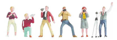 Lotto di 6 figure - Fotografi uomini e donne SAI 338 - HO : 1/87