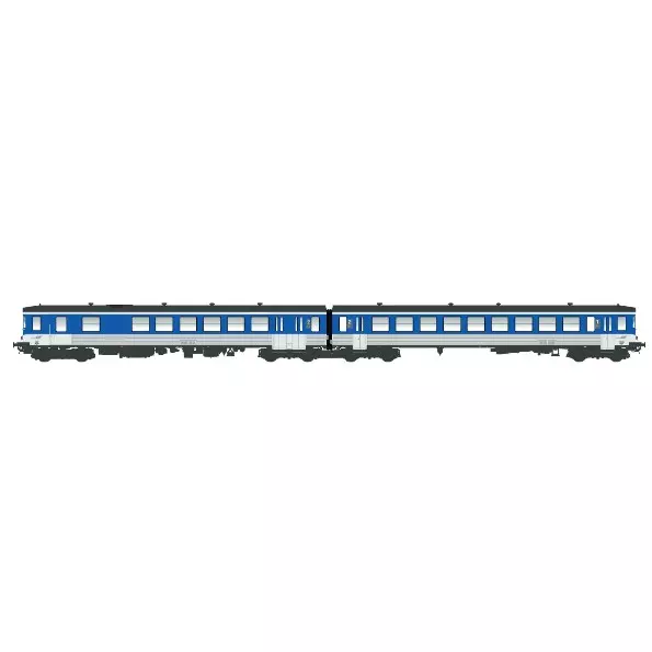 Treno diesel EAD X4638-XR8650 - LS Models 11532S - HO 1/87 - SNCF - Ep V - Suono digitale - 3R