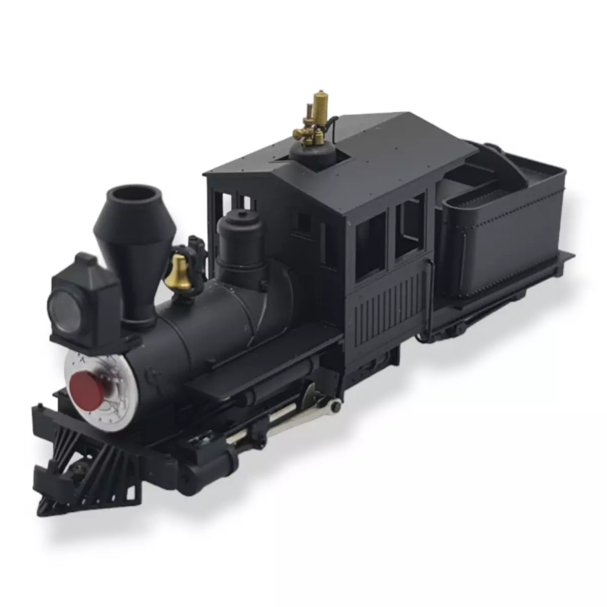 Locomotiva a vapore statunitense con tenditore F & C Minitrains 1002 - HOe 1/87