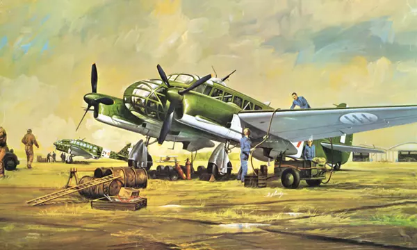 Velivolo d'epoca Caproni Ca.313/314 - ITALERI I106 - 1/72