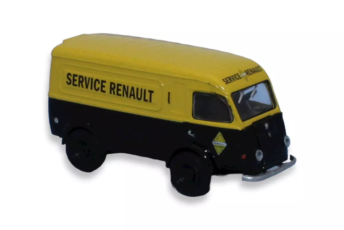 Van Renault Goélette SAI 3790 - HO : 1/87 - livrea giallo nero - Brekina 14660