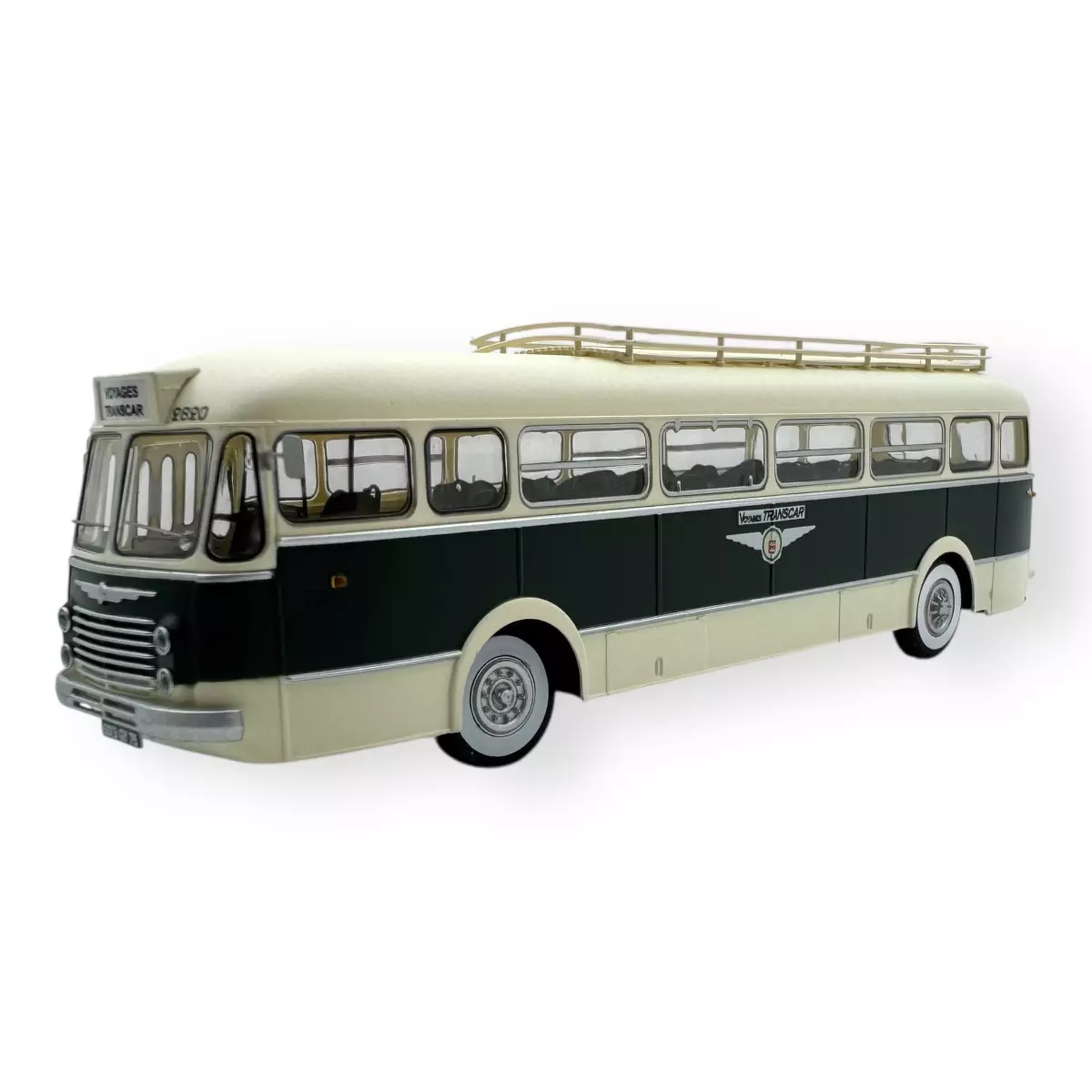 Allenatore Renault R4190 "Transcar" Verde/Crema 75 REE MODELES CB136 - HO 1/87