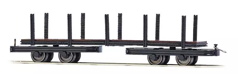 Wagon à boggies - BUSCH 12245 - HOe 1/87