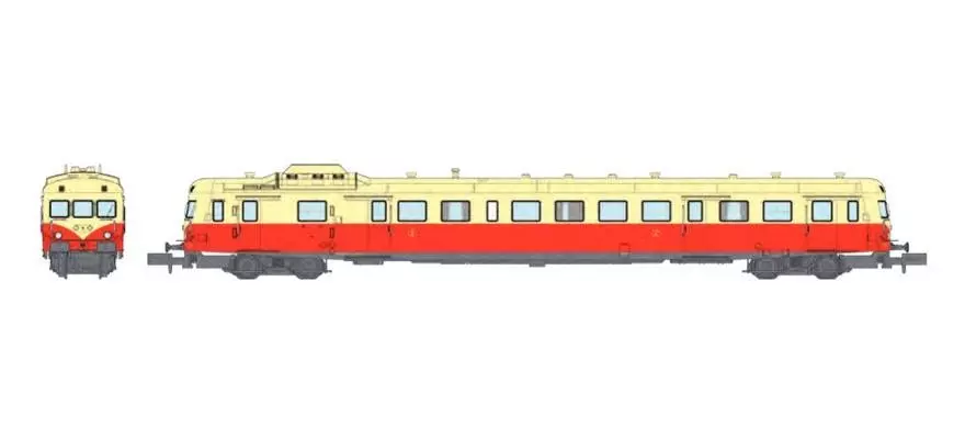 Autobus diesel X-2894 - REE MODELS NW-247S - N 1/160 - SNCF - EP III / IV - Suono digitale - 2a classe