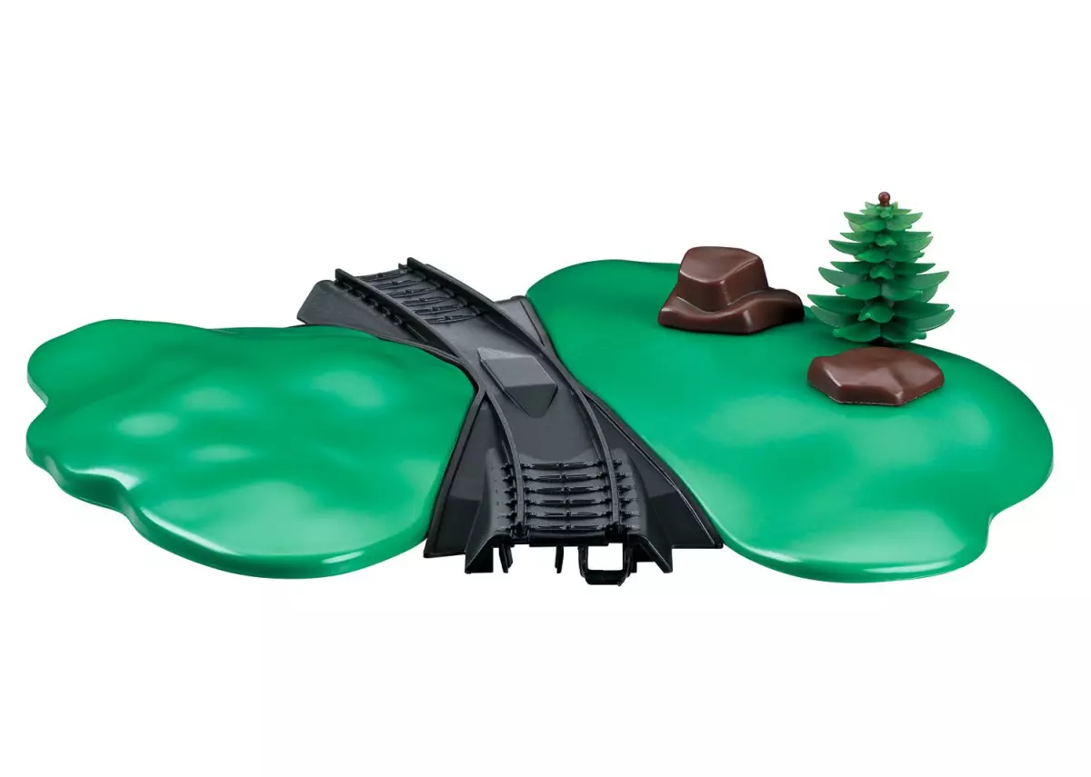 MARKLIN MY WORLD 72240 deragliatore con elementi di paesaggio - HO 1/87