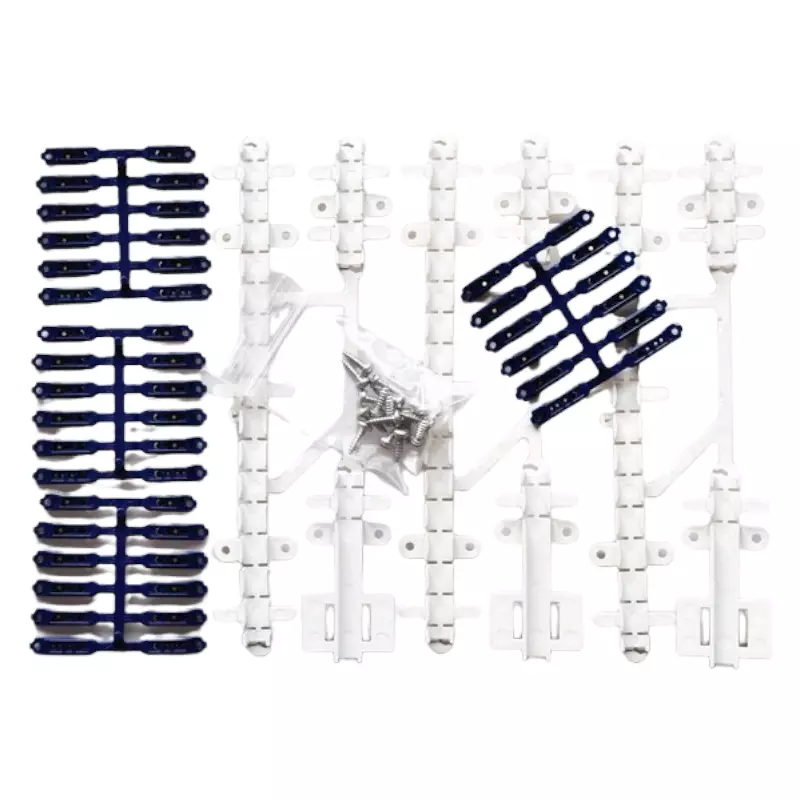 Set di prolunghe flessibili per binari Magnorail UE-1 - HO / N / TT / Z - Lunghezza 600 mm