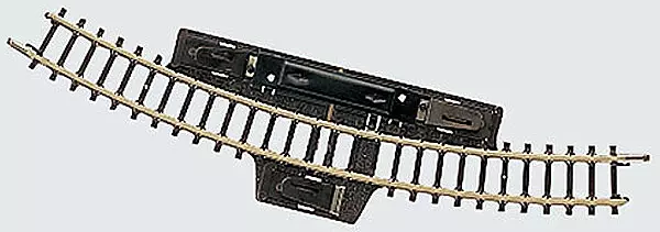 Guida di comando a distanza, curva, raggio 195 mm, 30°.