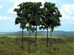 5 perni - Verde scuro - HEKI 1954 - Scala HO - 200 mm