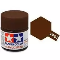 Vernice acrilica in vaso - Marrone-Rosso MAT XF64 - TAMIYA 81764 - 10ml