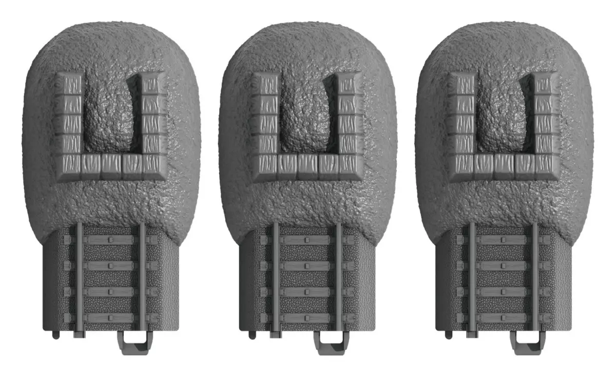 Confezione di 3 respingenti per binari - Märklin my world 23978 - HO 1/87 - 90 mm