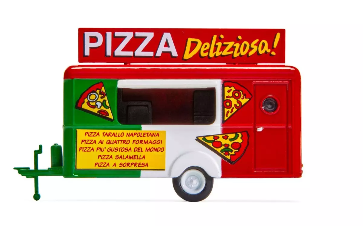 Remorque à Pizza Italie LIMA HC5002 - HO 1/87 - Ep V