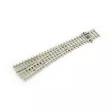 Aiguillage à gauche 12° Peco SLE1096 Electrofrog 219 mm code 75 - R 914 mm - HO 1/87