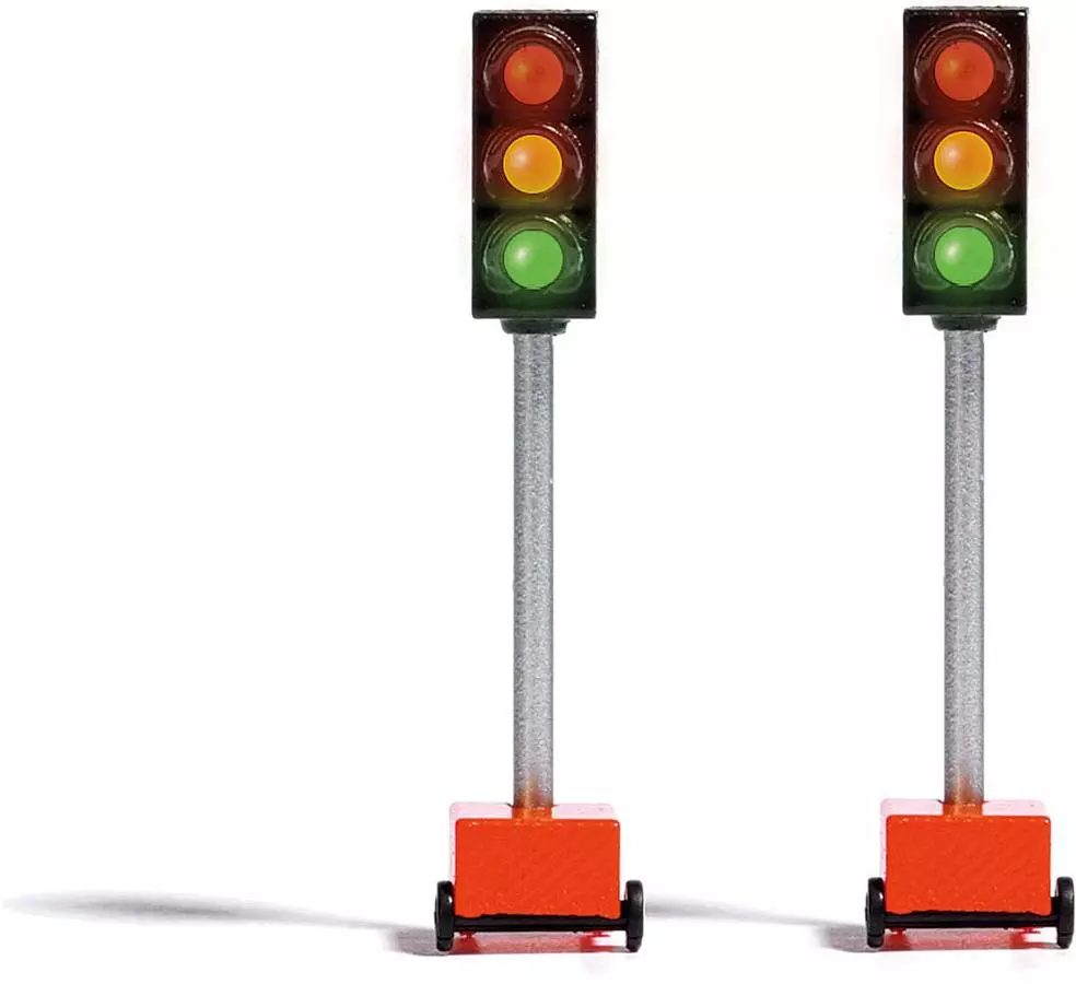Set di 2 semafori illuminati