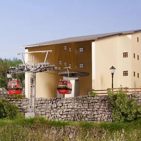 Kit di costruzione "'Hahnenkamn" 2 edifici BRAWA 6343 - HO 1/87