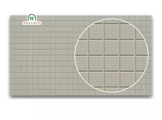 Set di 4 fogli Wills-Kits SSMP233 "Touchpads" - HO : 1/87 | OO : 1/76