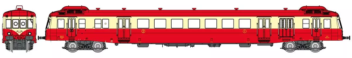 X-2470 - REE MODELS NW-255 S - N 1/160 - SNCF - EP III/IV - Suono digitale - DCC