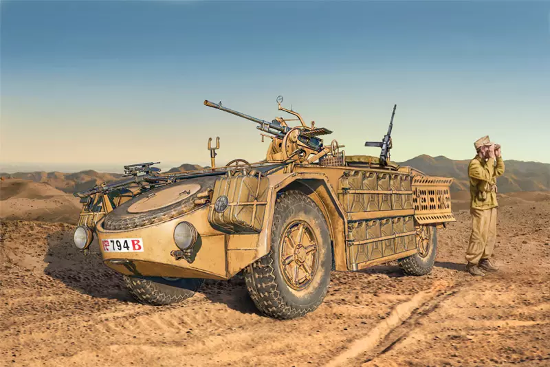 Veicolo Sahara AS.42 - Italeri 6530 - 1/35