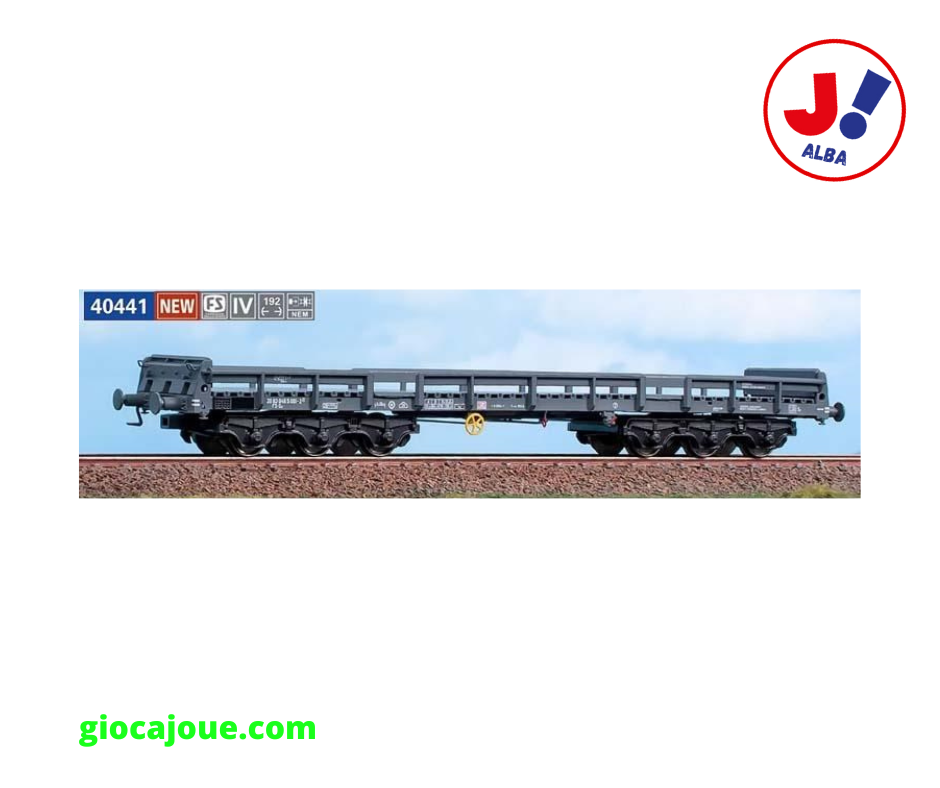 Acme 40441 - Carro a sei assi Tipo Sa di proprietà della Società ITALSIDER S.p.A. per trasporto di lamiere in rotoli, ep.IV