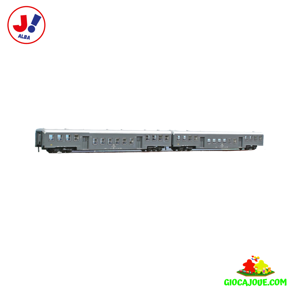 ACME 55092 - Set 2 carrozze tipo 1965 a piano ribassato FS