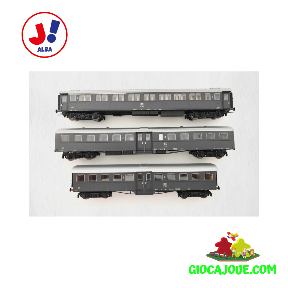 Acme 55161 - Acme 55161 - Set Treno locale delle FS Ep. IV in livrea grigio ardesia