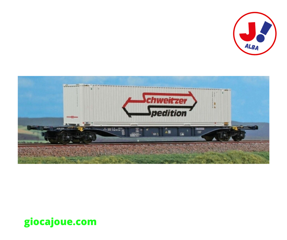 ACME 40403 - Carro intermodale Sgnss '60 "CEMAT" con carico. Ep. VI