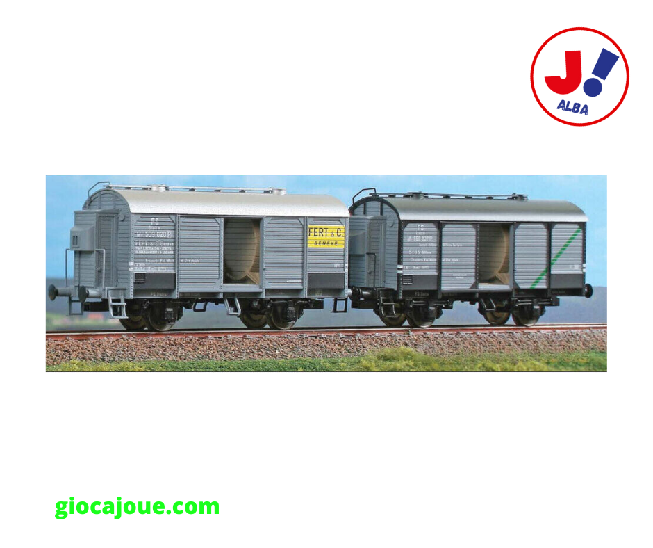 ACME 45056 - FS Set due carri trasporto vino FERT & C. e S.I.O.S. Ep. III