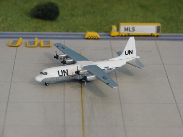 Herpa 518161 - Nazioni Unite (Safair) Lockheed L-100-30 Hercules
