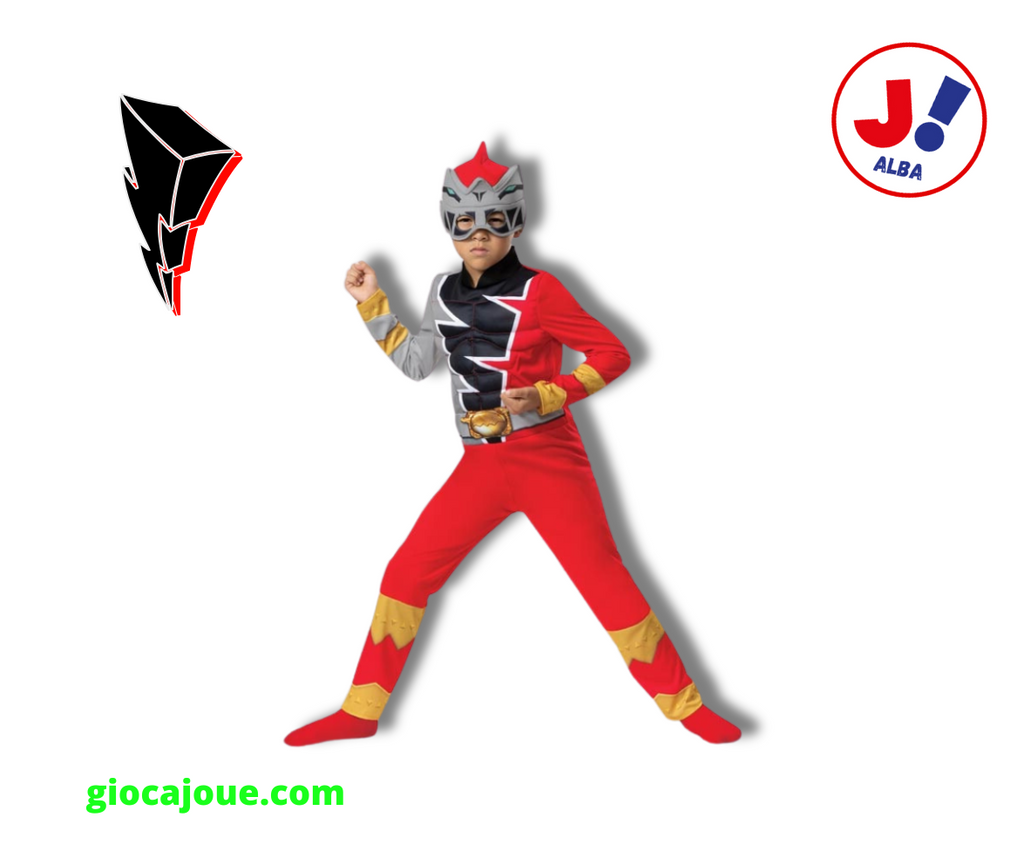 Disguise 124109K - Costume "Power Ranger Dino Fury - Red Ranger"