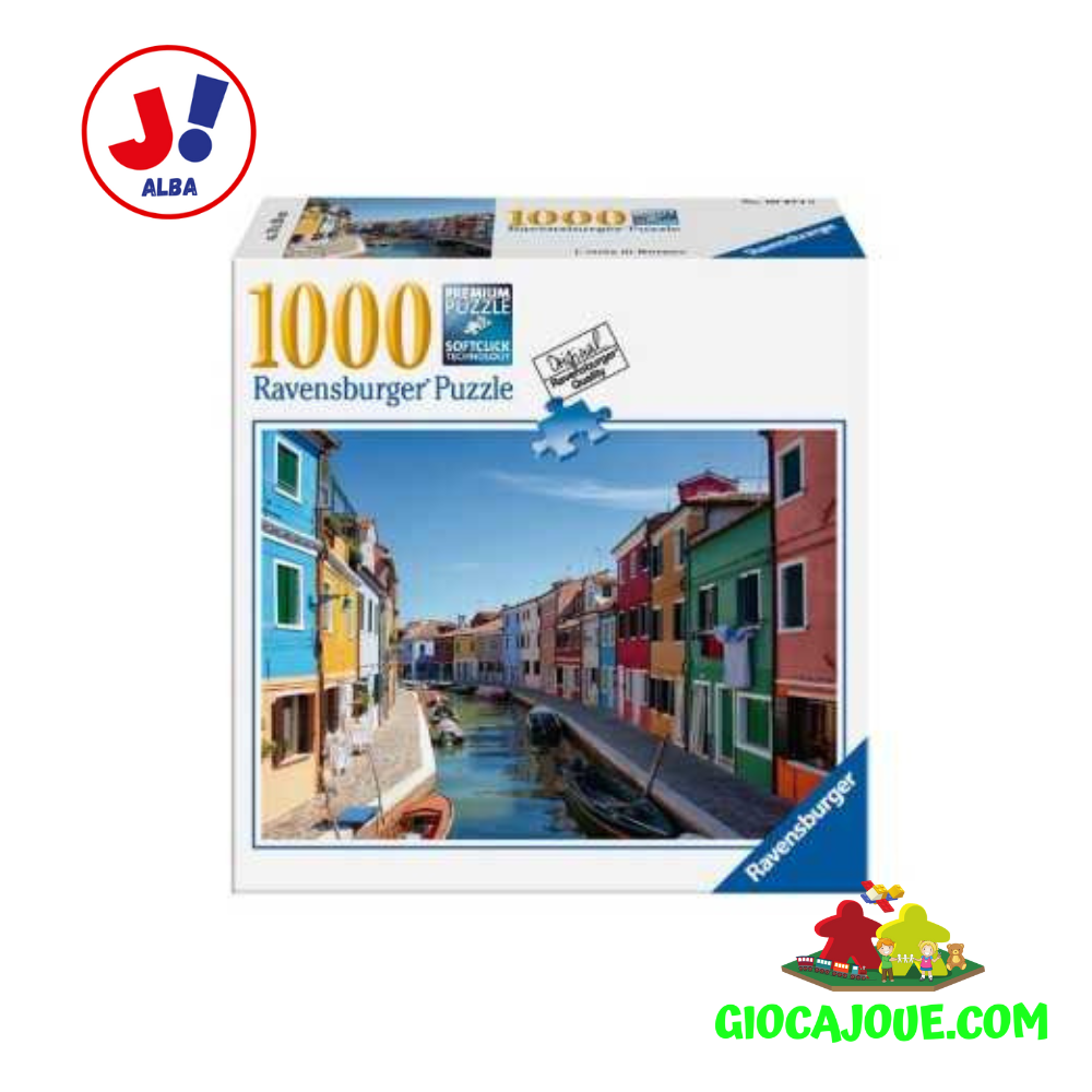 Rav89874 - Puzzle 1000: L'isola di Burano (50x70 cm)