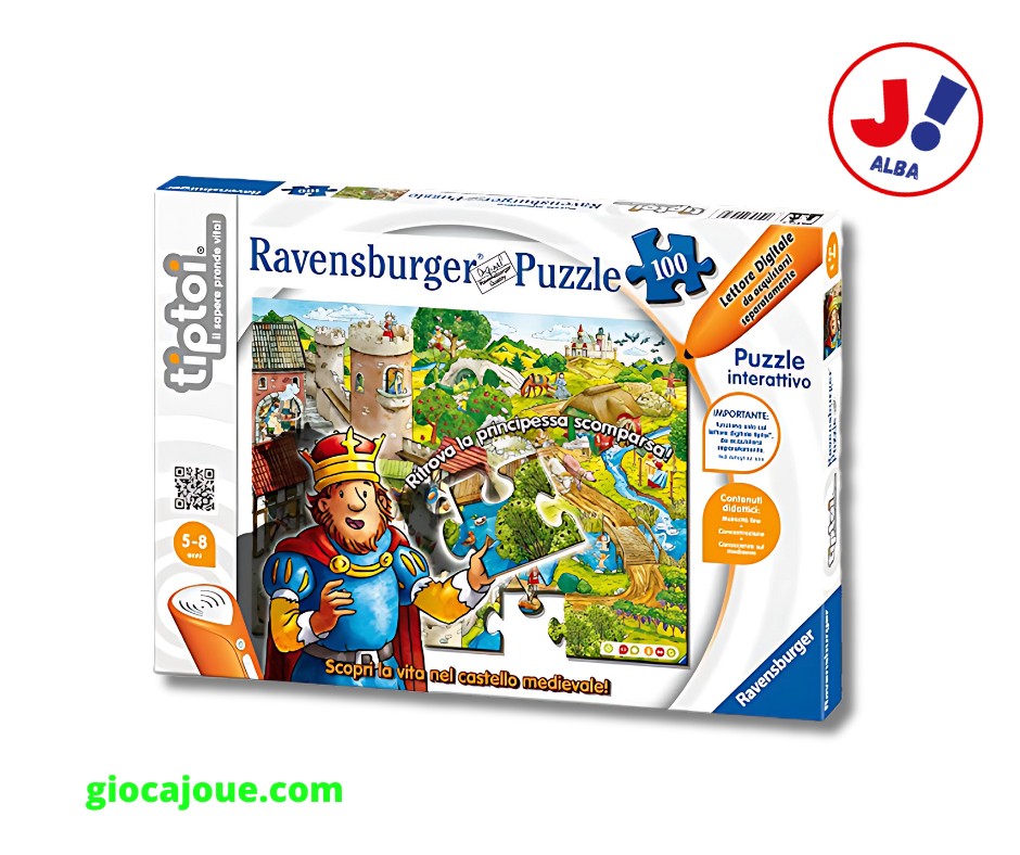 Tiptoi 00575 - Puzzle Interattivo: Scopri la vita nel castello medievale