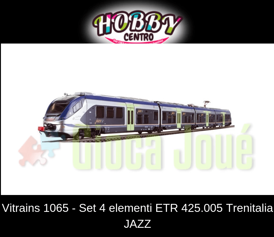 Vitrains 1065 - Set 4 elementi ETR 425.005 Trenitalia Jazz