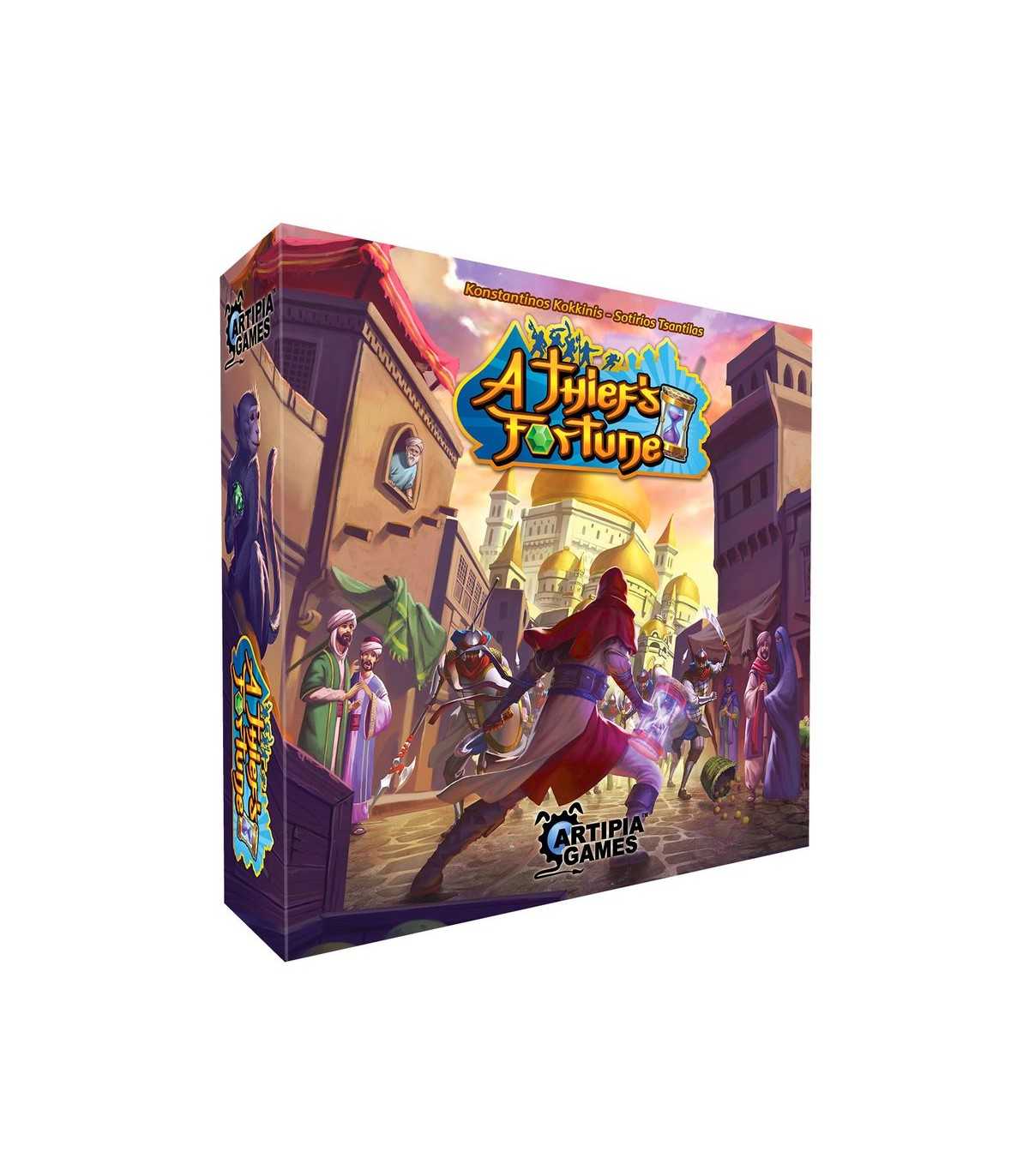 A Thief's Fortune - Gioco di Carte Strategico per 1-4 Giocatori | Avventura a Nabbarah, Durata 90 Minuti, Fantasy