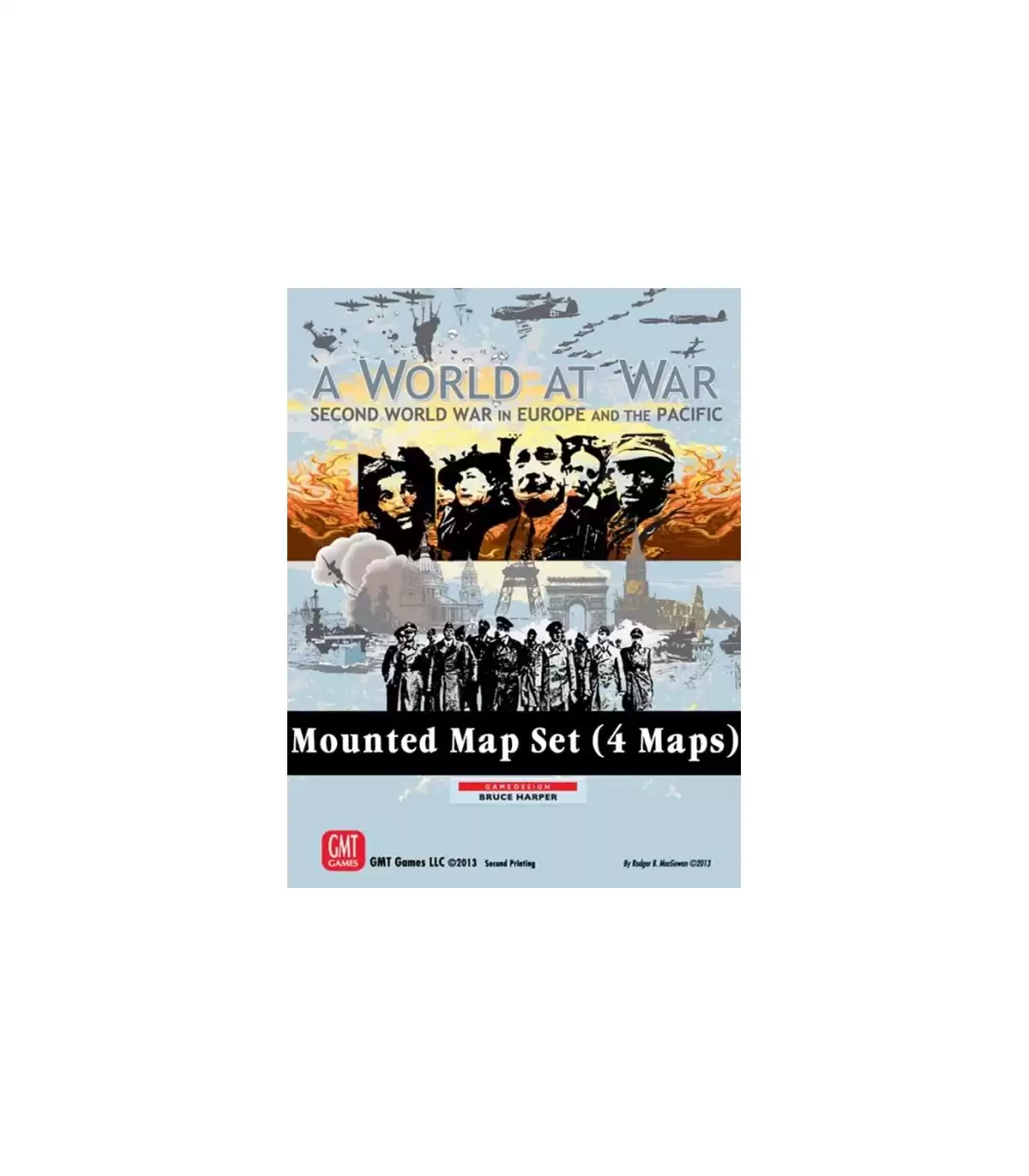 A World at War - Mounted Maps Set (4 Maps)