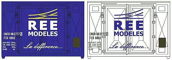 Set de 2 containers cadres livrée REE