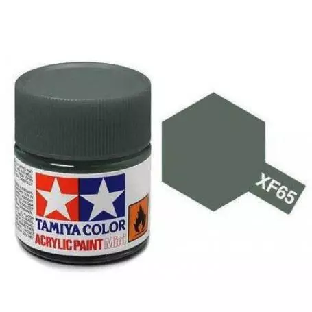 Vernice acrilica - Colore Grigio Paese MAT XF65 - TAMIYA 81765 - 10 mL