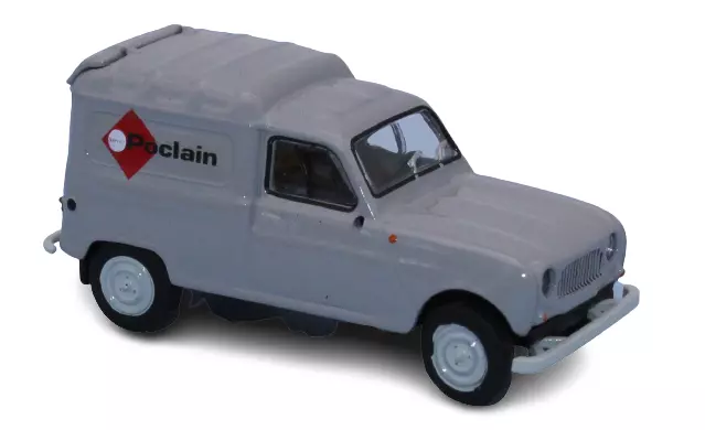 Renault 4 Van - Poclain - livrea grigia - SAI 2453 - HO : 1/87