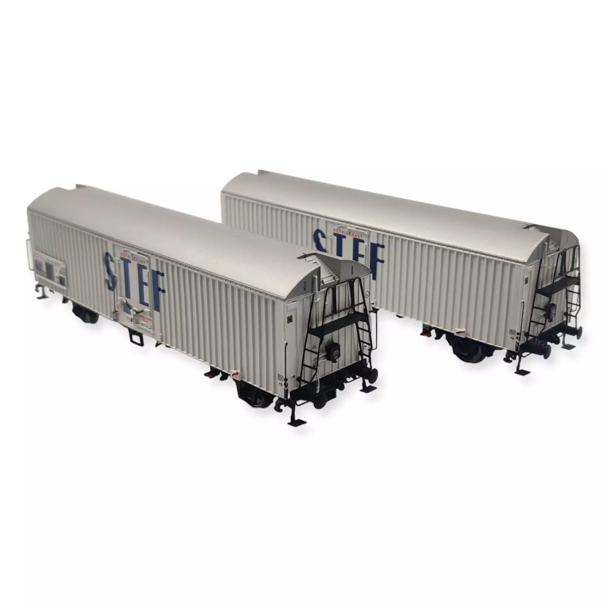 Set di 2 carri frigoriferi STEF - Ls Models 30235 - HO 1/87 - SNCF - EP III