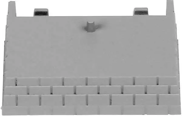 6 zoccoli per clip di collegamento - HO 1/87 - Piko 55447