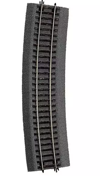 Binario curvo - R9 826,4mm 15° - ROCO 42527 - HO 1/87 - Codice 83 [LINEA ROCO]