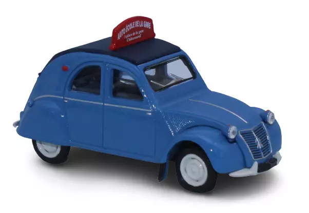 Veicolo Citroën 2CV AZLP 1958 "Auto École de la gare" SAI 6021 - HO 1/87 - EP III