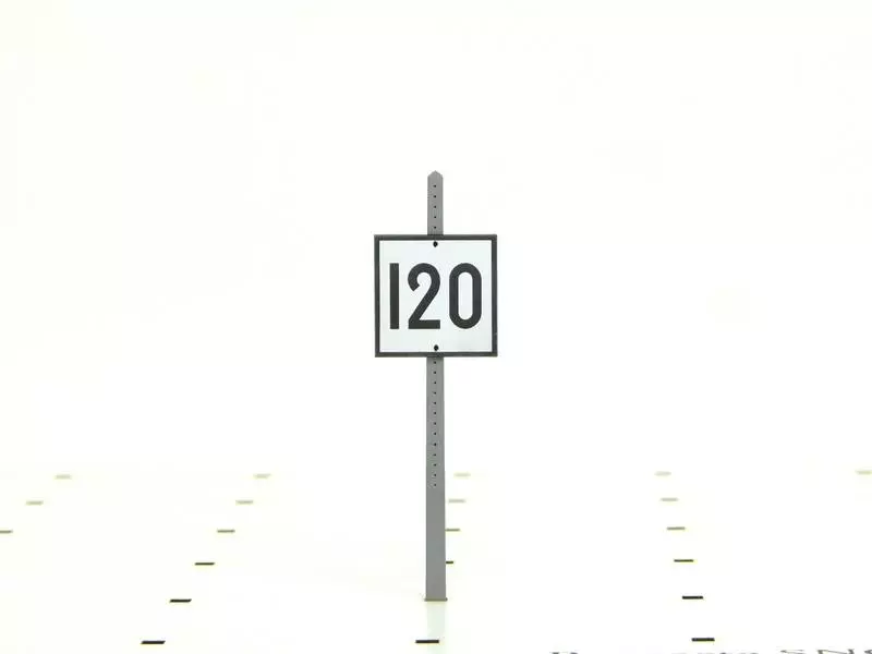 TIV "120" arrivo del limite di 120 km/h BOISMODELISME 115032 - HO 1/87 - SNCF