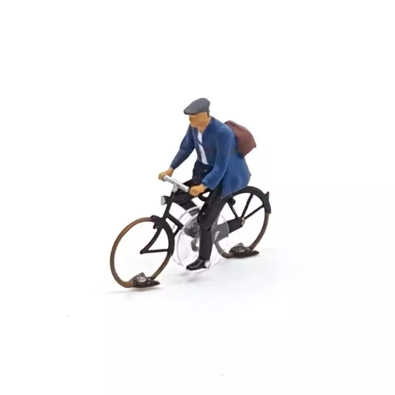 Ciclista operaio anni 60 Magnorail KKj-1 - HO 1/87 - già assemblato