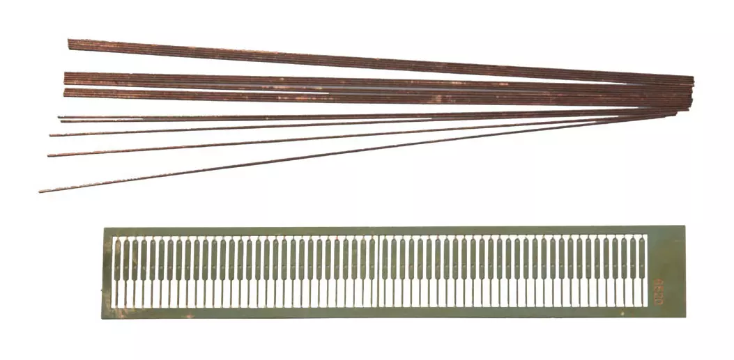 Ringhiera in metallo con 72 montanti