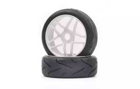 Set di 2 pneumatici scanalati Rally Game - T2M T422524 - 1/8