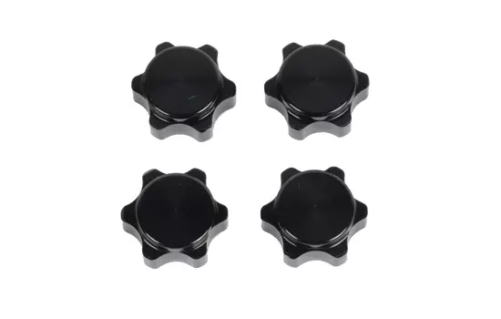 Lot de 4 écrous 17mm - T2M T422574N - Aluminium - 1/8