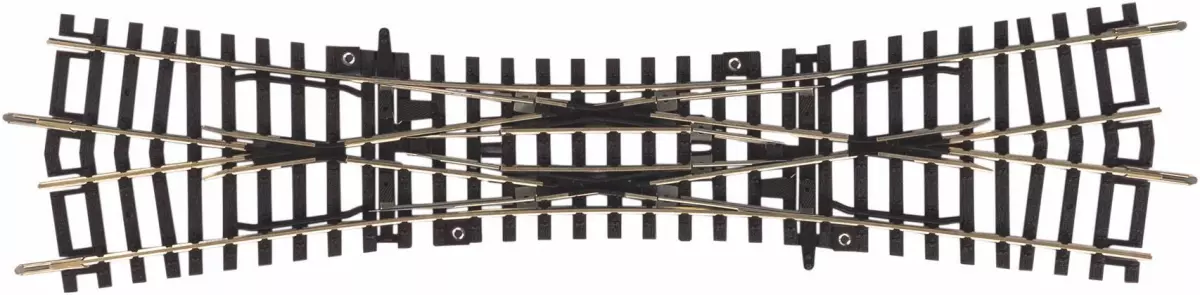 Traversine in legno a doppia croce 239mm-15° PIKO 55224 | HO 1/87 | Codice 100